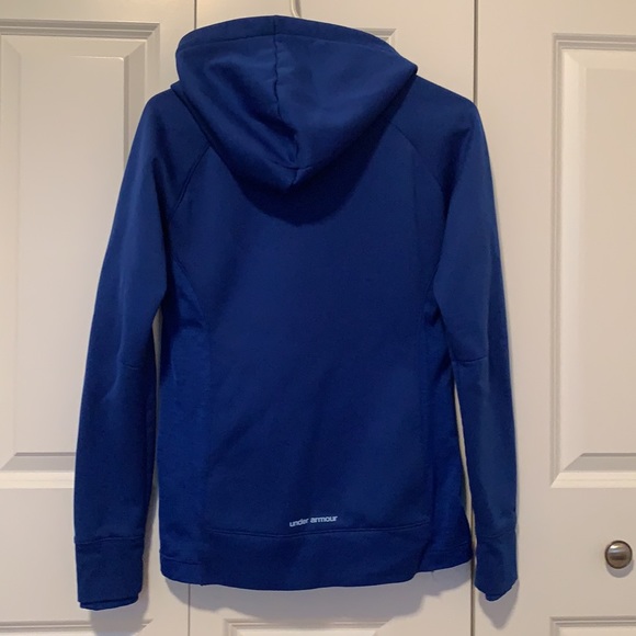 Under Armour Blue Zip Up Hoodie- Small - Picture 4 of 4